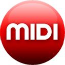 MIDI red icon